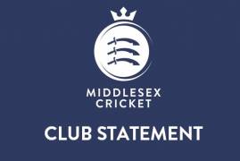 MIDDLESEX STATEMENT IN RESPONSE TO CRICKET DISCIPLINARY COMMISSION DECISION