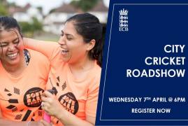 REGISTER NOW FOR THE 2021 CITY CRICKET ROADSHOW