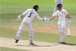 DAY THREE MATCH ACTION - KENT V MIDDLESEX, BOB WILLIS TROPHY