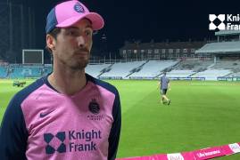 STEVEN FINN INTERVIEW AFTER VITALITY BLAST LONDON DERBY AT THE OVAL