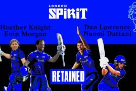 MORGAN AND DATTANI NAMED IN 2021 LONDON SPIRIT HUNDRED SQUADS