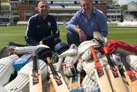 VIKING CRICKET DELIVERS KIT TO MIDDLESEX DISABILITY AT LORD'S