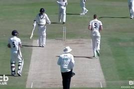 KENT V MIDDLESEX - DAY THREE MATCH ACTION 