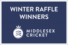 MIDDLESEX CRICKET WINTER RAFFLE WINNERS