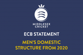 ECB STATEMENT REGARDING MEN'S DOMESTIC STRUCTURE FROM 2020