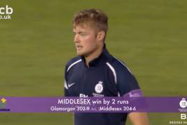 GLAMORGAN V MIDDLESEX - ONE-DAY CUP MATCH ACTION