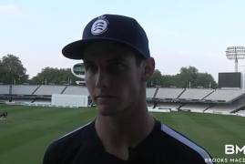 HILTON CARTWRIGHT AT STUMPS ON DAY THREE VS GLOUCS AT LORD'S