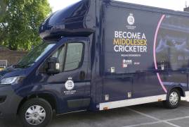 MIDDLESEX CRICKET & VMS FLEET MANAGEMENT LTD UNVEIL THE 'RUN MACHINE' AT LORD'S